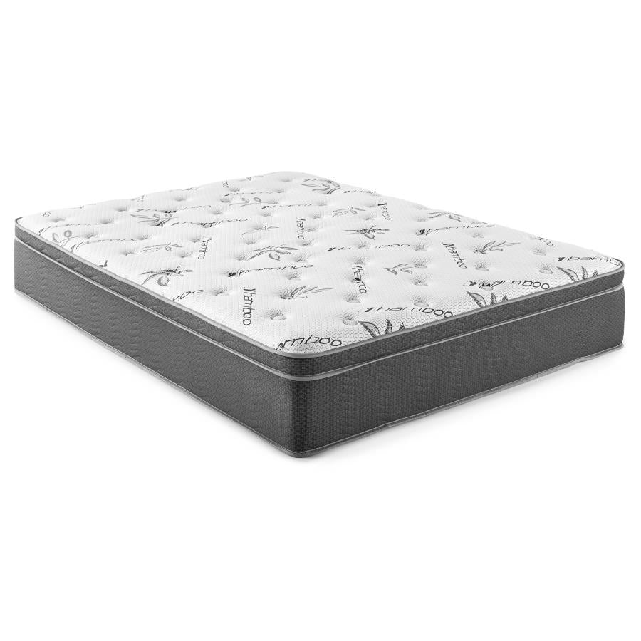 Sommet 13" Bamboo Euro Top Memory Foam Hybrid Mattress