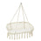 2 Person Hanging Hammock Chair with Cushion Macrame Swing