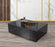 Dream Wood Black/Gold 3-Piece Coffee Table