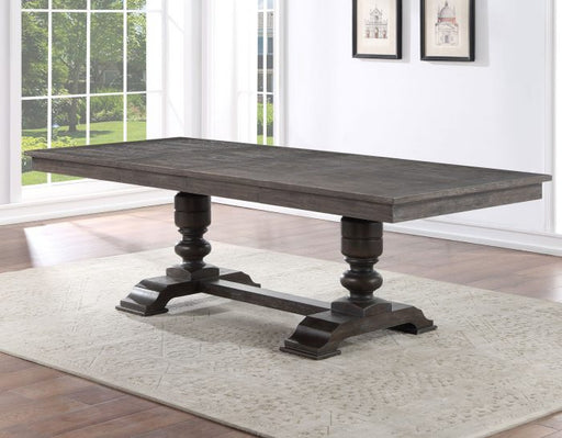 Hutchins 59-95-Inch Table w/Two 18-inch Leaves