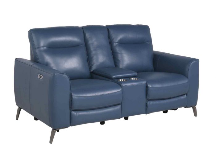 Sansa Dual-Power Reclining Console Loveseat