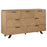 Taylor 7-drawer Rectangular Dresser Light Honey Brown