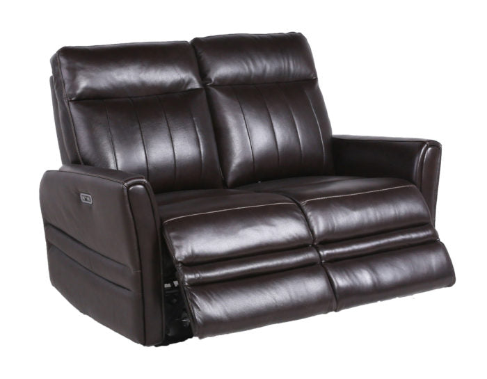 Coachella Dual Power Reclining Loveseat, Brown