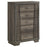 Janine 5-drawer Chest Grey