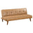 Jenson Multipurpose Upholstered Tufted Convertible Sofa Bed Saddle Brown