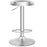 Modern Swivel Adjustable Height Bar Stool with Footrest