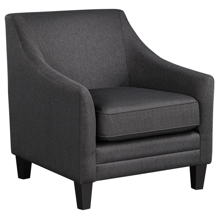 Liam Upholstered Sloped Arm Accent Club Chair