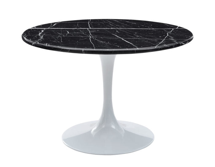 Colfax 45 inch Round Marble Dining Table