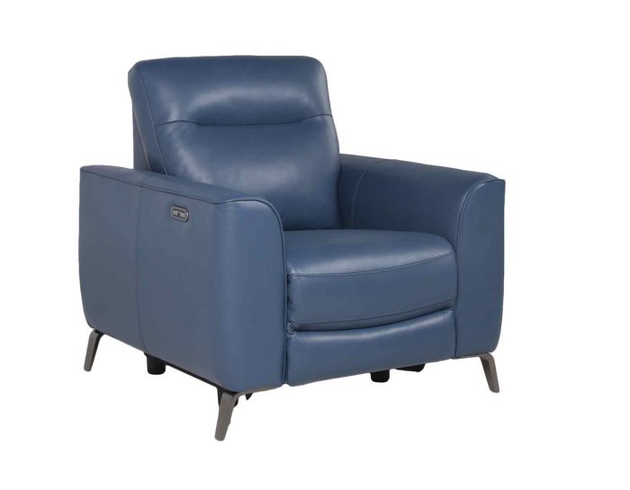 Sansa Dual-Power Leather Recliner