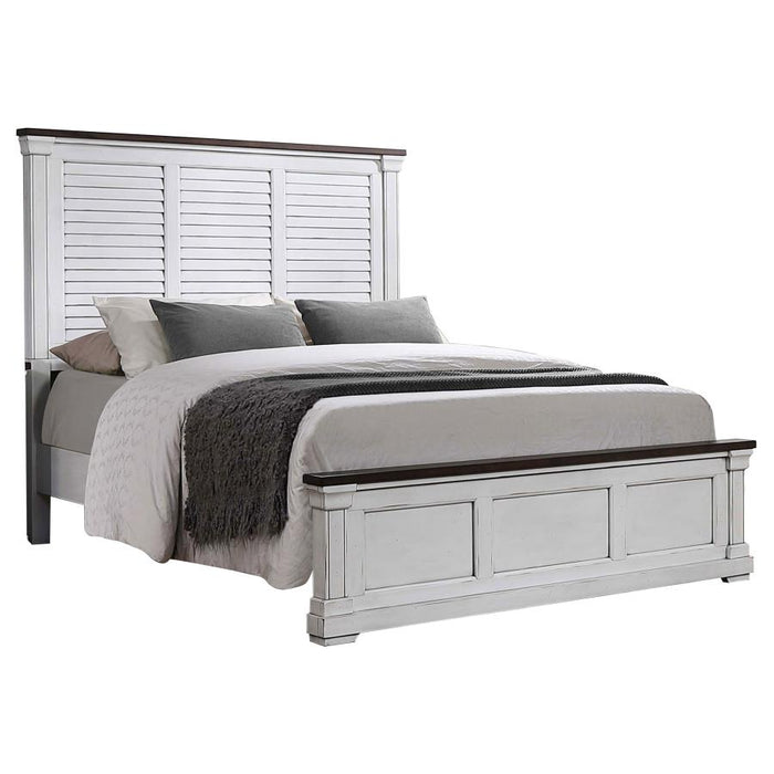 Hillcrest Panel Bed White