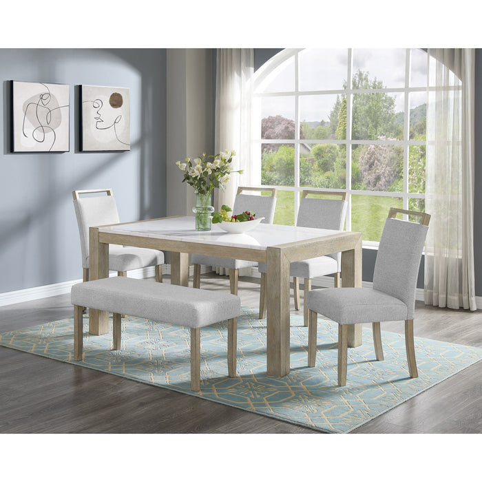 DUNE GENUINE MARBLE DINING TABLE