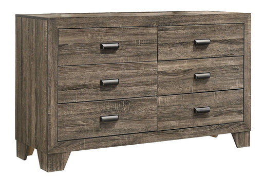 Millie 6 Drawer Greyish Brown Dresser