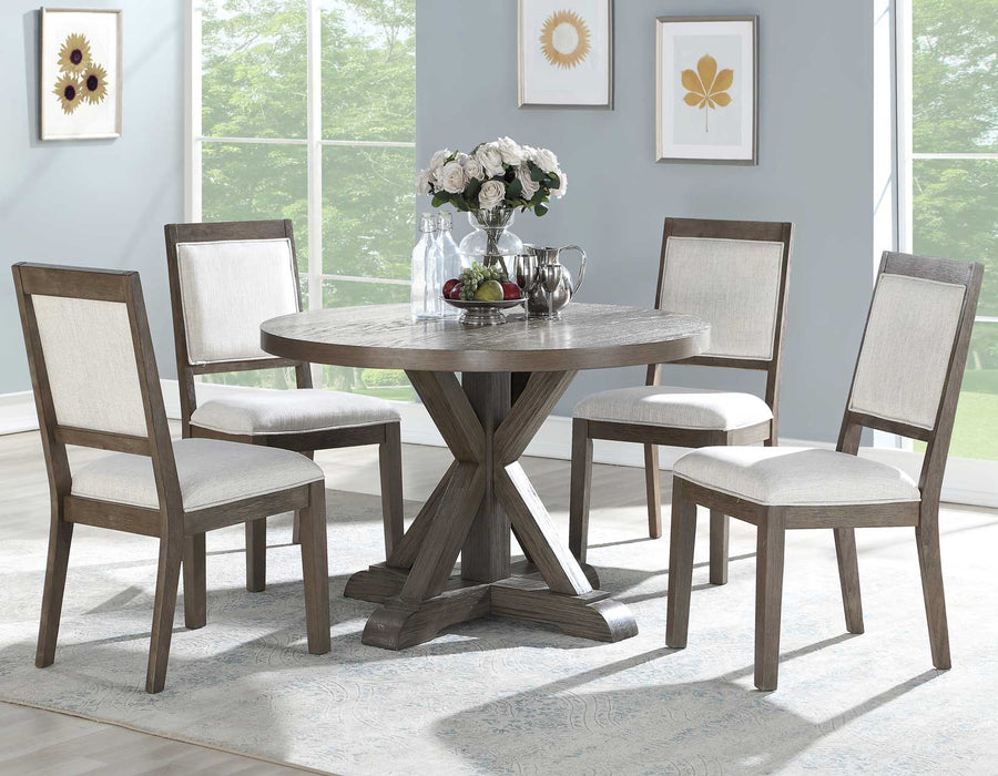 Molly 5 Piece 48-inch Round Set (Table & 4 Side Chairs)