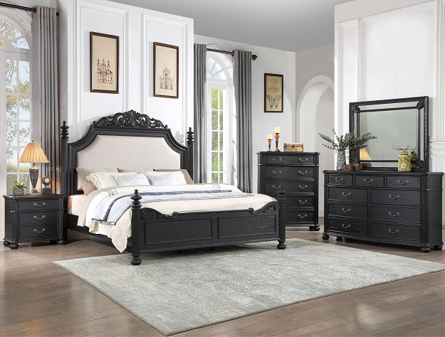 Kingsbury 3-Drawer Nightstand