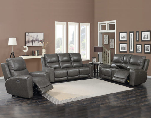 Laurel 3-Piece Dual-Power Leather Motion Set (Sofa, Loveseat & Chair)