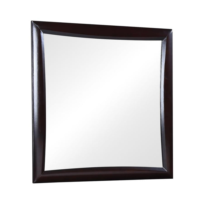 Phoenix Square Dresser Mirror Deep Cappuccino