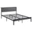 Ricky Full Platform Bed Grey And Black