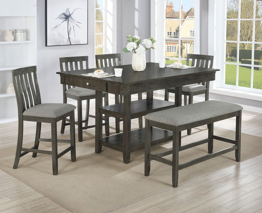 Nina Grey Counter Height Dining Set