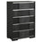 Blacktoft 5-drawer Chest Black