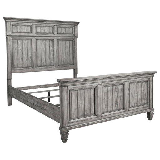 Avenue Panel Bed Grey