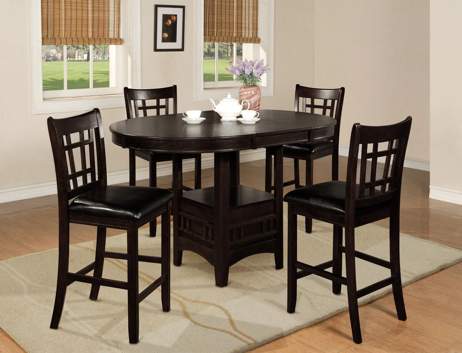 Hartwell Counter Height Espresso Dining Set