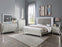 Cristian Champagne LED Upholstered Panel Bedroom Set