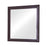 Kauffman Rectangular Dresser Mirror Dark Cocoa