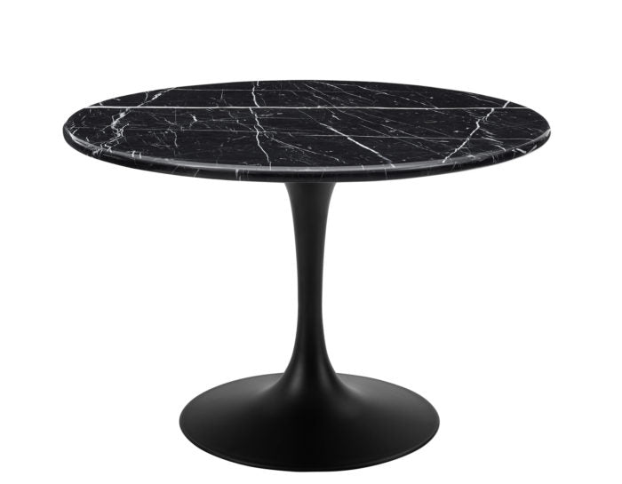 Colfax 45 inch Round Marble Dining Table