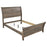 Frederick Sleigh Panel Bed Weathered Oak