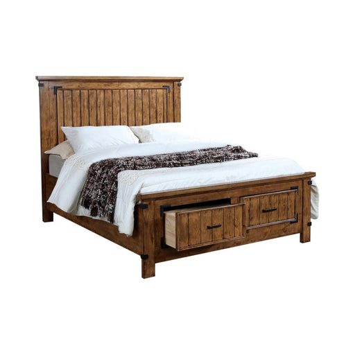 Brenner Storage Bed Rustic Honey