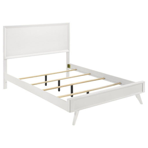 Janelle Panel Bed White