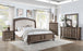 Emmett 5-piece Bedroom Set Walnut and Beige