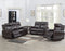 Coachella 3-Piece Dual Power Leather Reclining Set (Sofa, Loveseat & Chair)