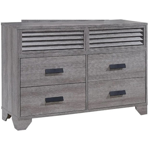 Sarter 6 Drawer Grey Dresser