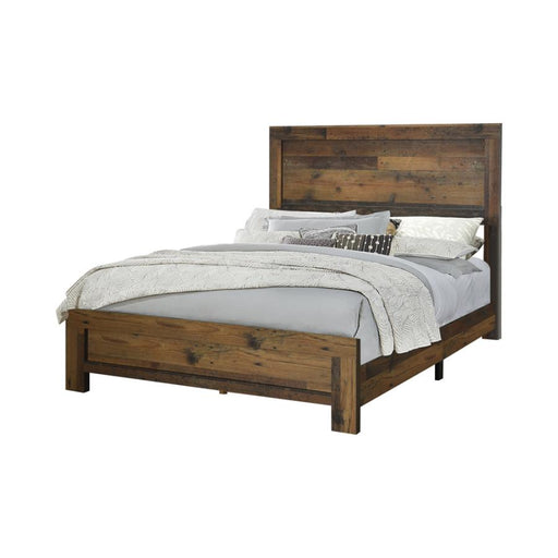 Sidney Panel Bed Rustic Pine