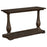 Walden Rectangular Sofa Table With Turned Legs And Floor Shelf Coffee