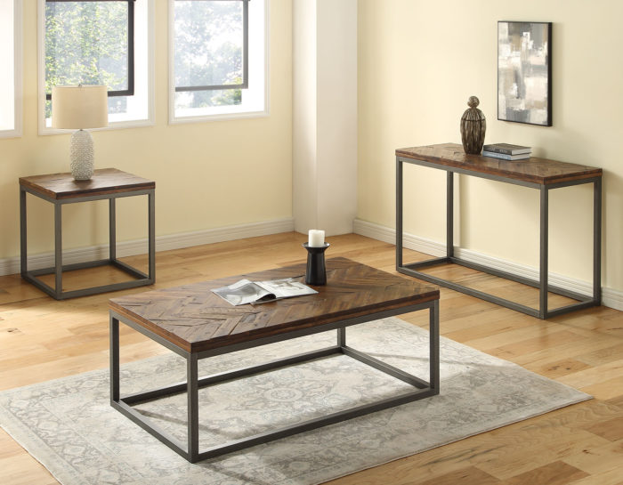 Lorenza 3-Piece Set(Cocktail & 2 End Tables)