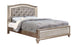 Bling Game Bedroom Set Metallic Platinum