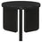 Cordova Round Solid Wood End Table Black