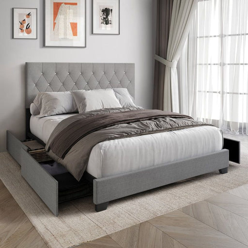 HH985 Platform Bed - Full, Queen, King