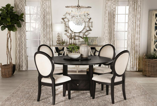 Twyla 5-Piece Dining Set Dark Cocoa