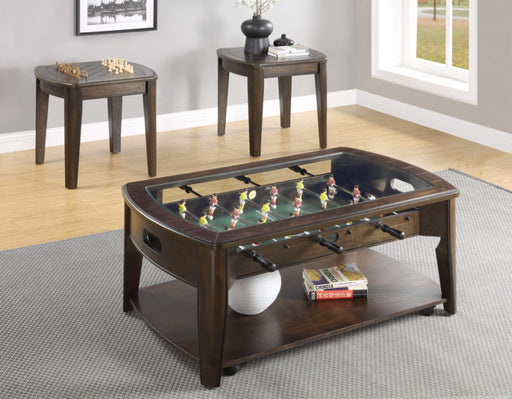 Diletta 3-Piece Game Set (Foosball Cocktail & 2 Game End Tables)