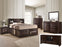 Emily Dark Cherry Storage Platform Bedroom Set