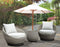 Adeline Patio 3-Pack (Round Side Table & 2 Swivel Accent Chairs)