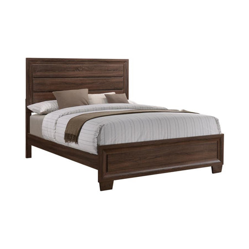 Brandon Panel Bed Medium Warm Brown