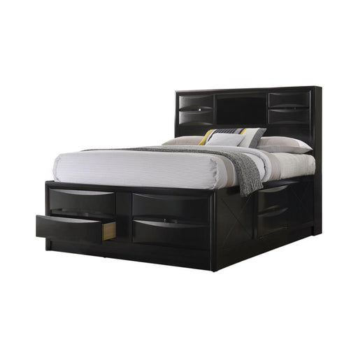 Briana Platform Storage Bed Black