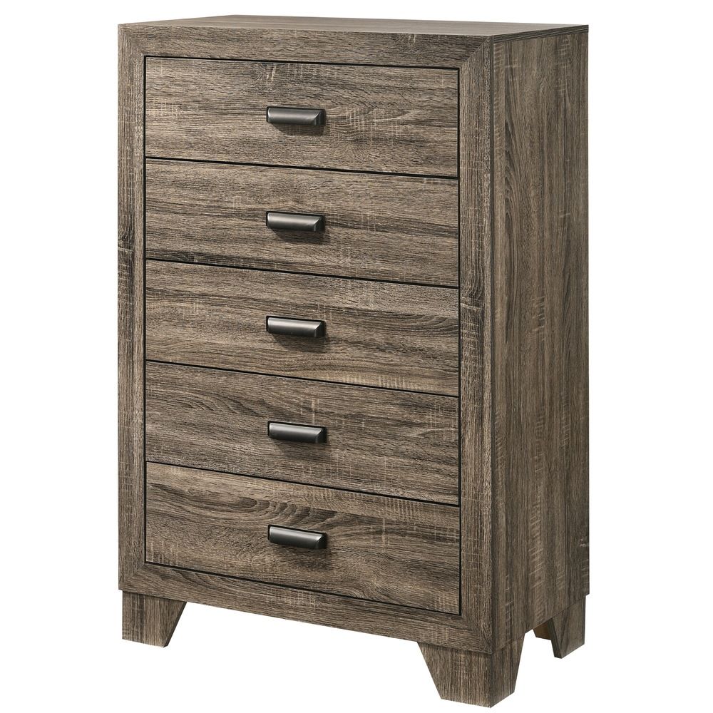 Millie 5 Drawer Greyish Brown Chest