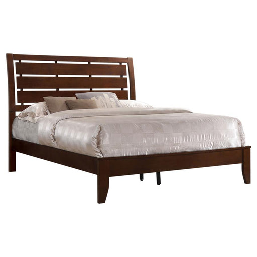 Serenity Panel Bed Rich Merlot