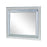 Gunnison Dresser Mirror with LED Lighting Silver Metallic