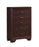 Kauffman 5-drawer Chest Dark Cocoa